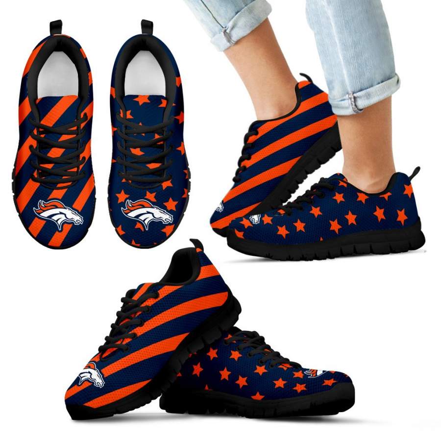 Splendid Star Mix Edge Fabulous Denver Broncos Sneakers