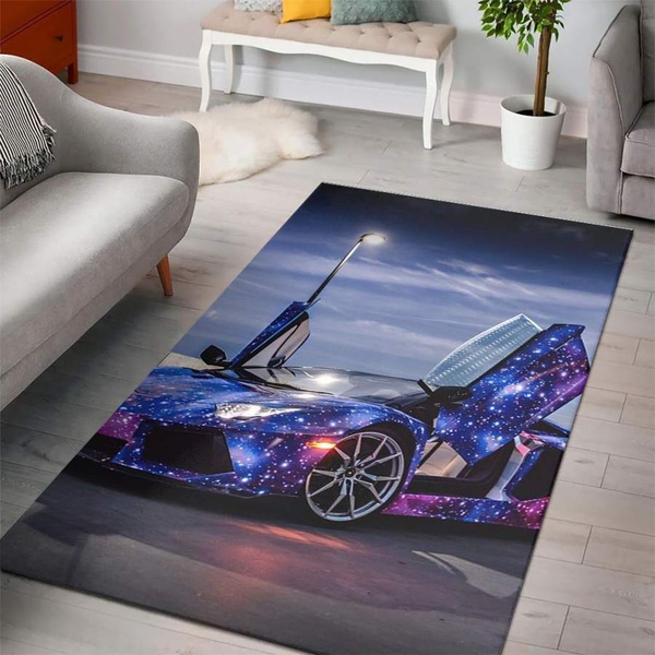 Lamborghini Aventador Galaxy Super Cars FN200239 Area Rug – Floor Decor The US Decor