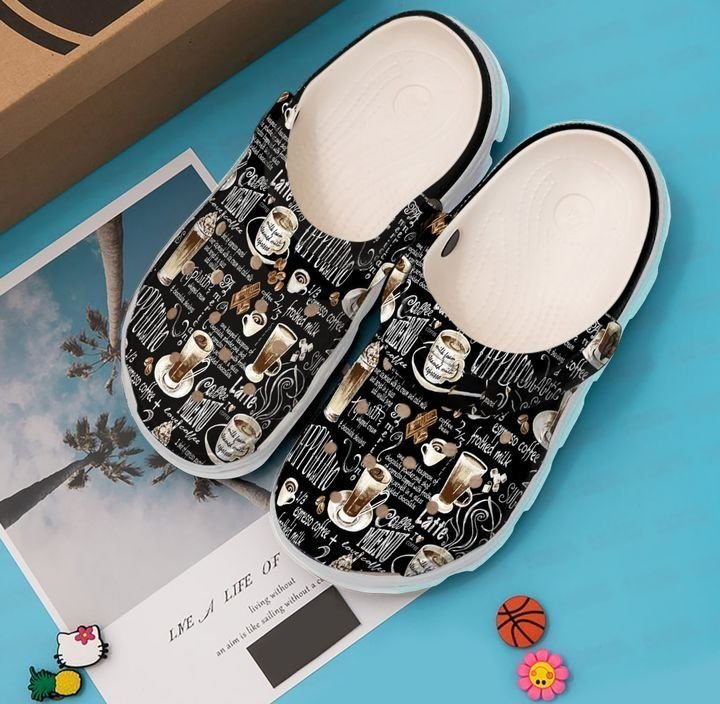 Coffee Menu Sku 623 Crocs Clog Shoes