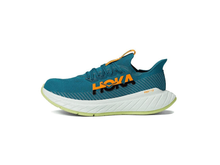 Hoka One One Carbon X 3 Blue Coral Black Shoes Sneakers SNK758946396