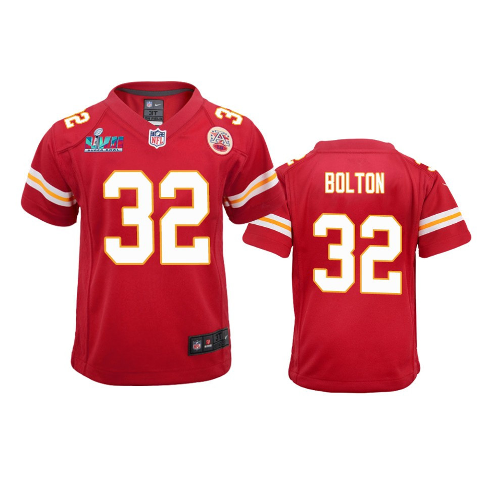 Nick Bolton 32 Kansas City Chiefs Super Bowl Lvii Game Jersey – Youth Red