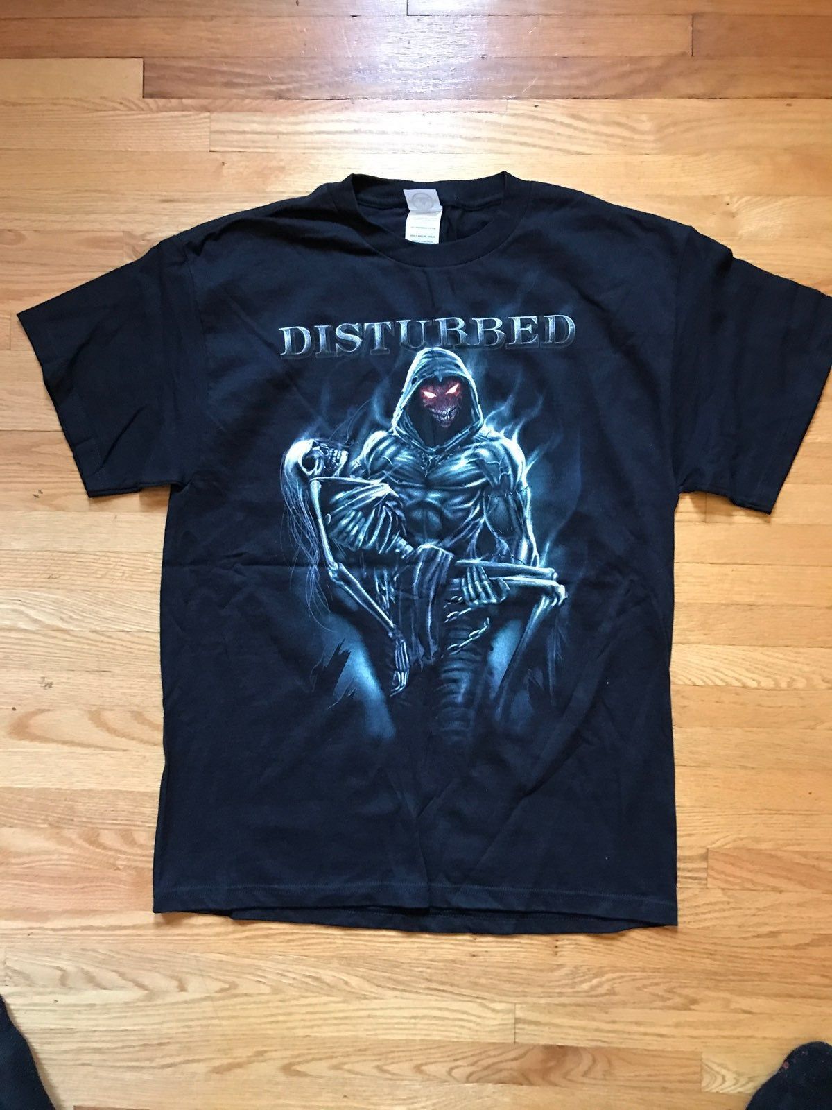 Disturbed 2009 Tour Metal Black Shirt