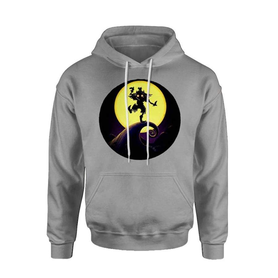 Zelda Majora Mask on Nightmare Before Christmas Hoodie