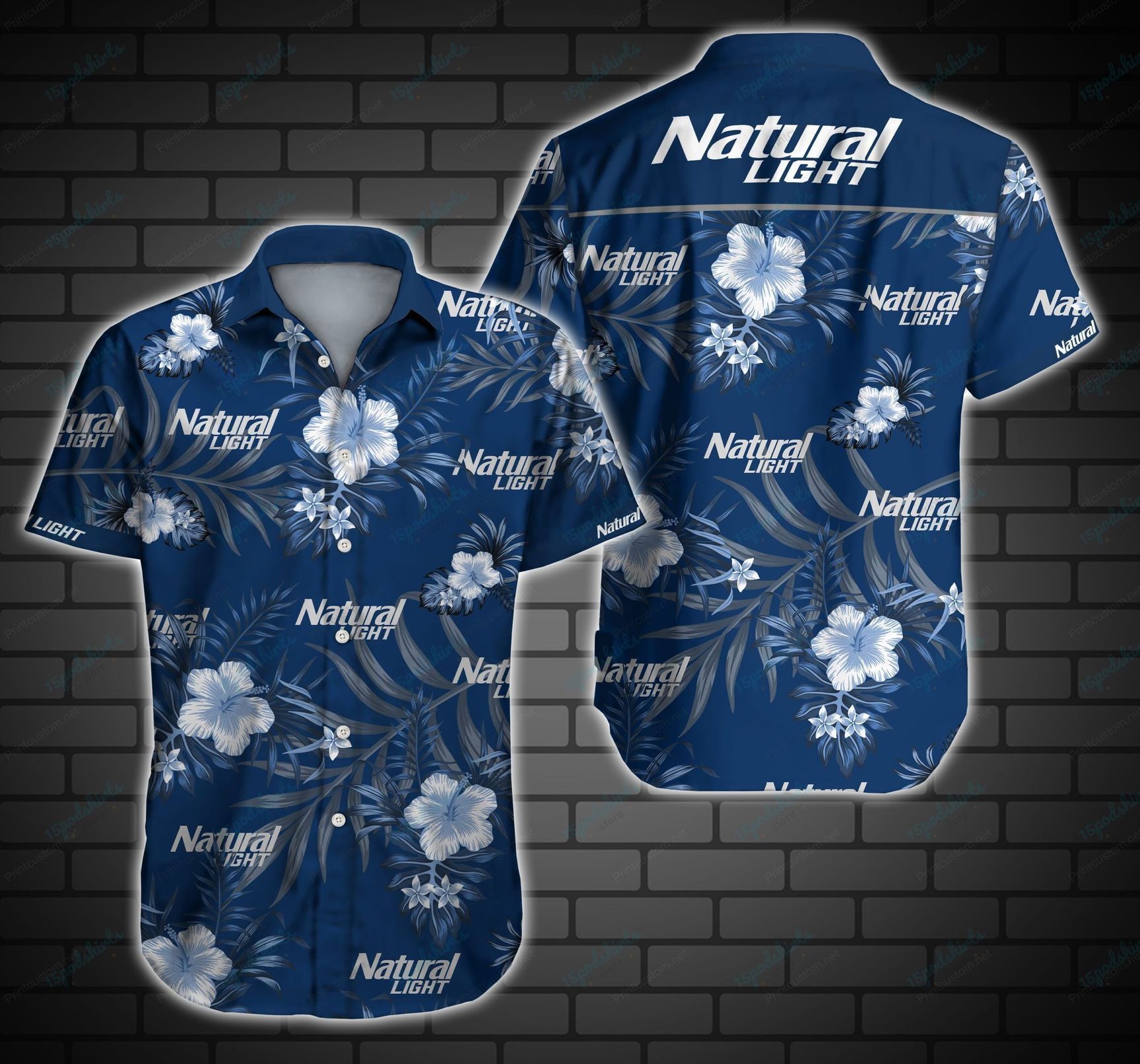 Natural Light Style 3 Hawaiian Shirt 1 - Roticstore Design
