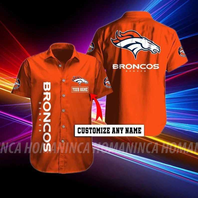 Denver Broncos Nfl Hawaiian Summer Shirt, Denver Broncos Summer Shirt, Denver Broncos Nfl Fan Hawaiian Shirt Short K96N2