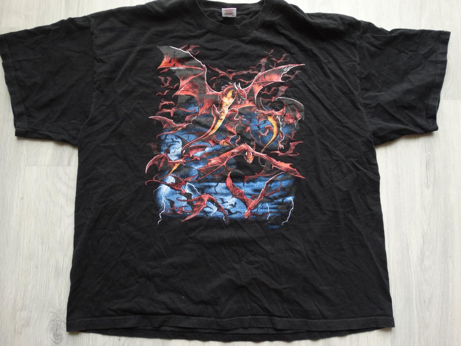 X Vintage Tee 09 Grim Reaper Tee Dragon Dragons Fantasy Dungeons Dragons Dragonslayer Dragonheart Reign Of Fire Dark Souls