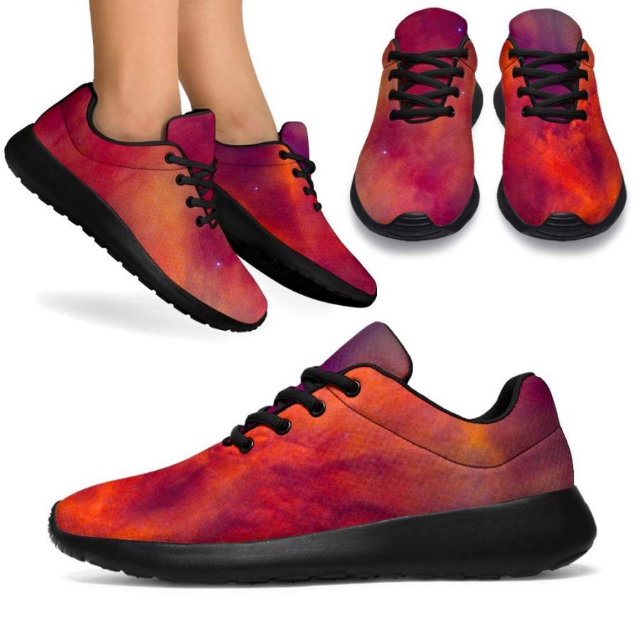 Abstract Nebula Cloud Galaxy Space Print Sport Sneakers