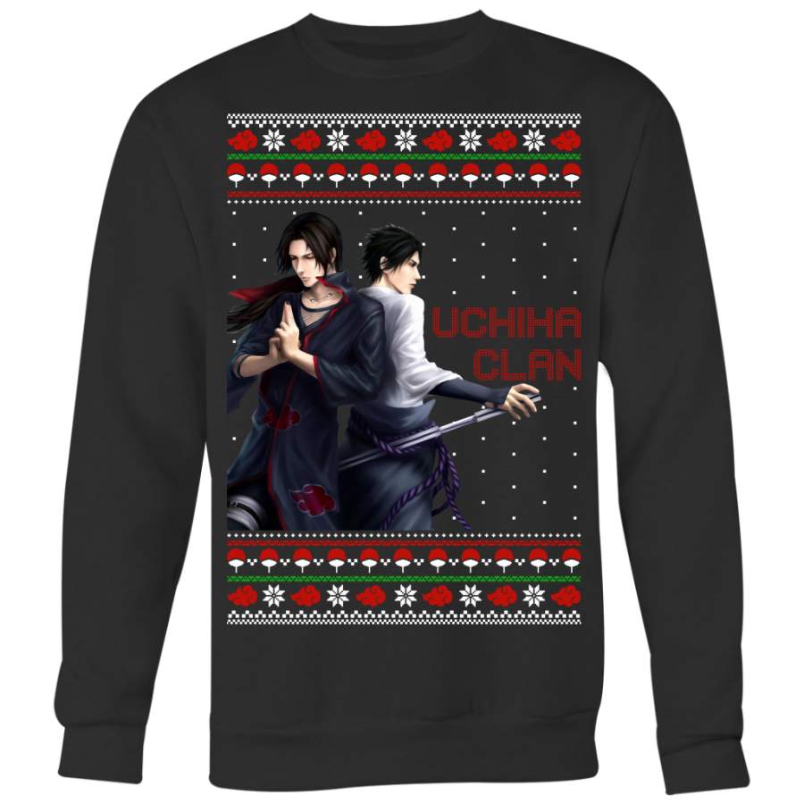 Uchiha Clan Shirt, Naruto Shirt, Merry Christmas Sweater