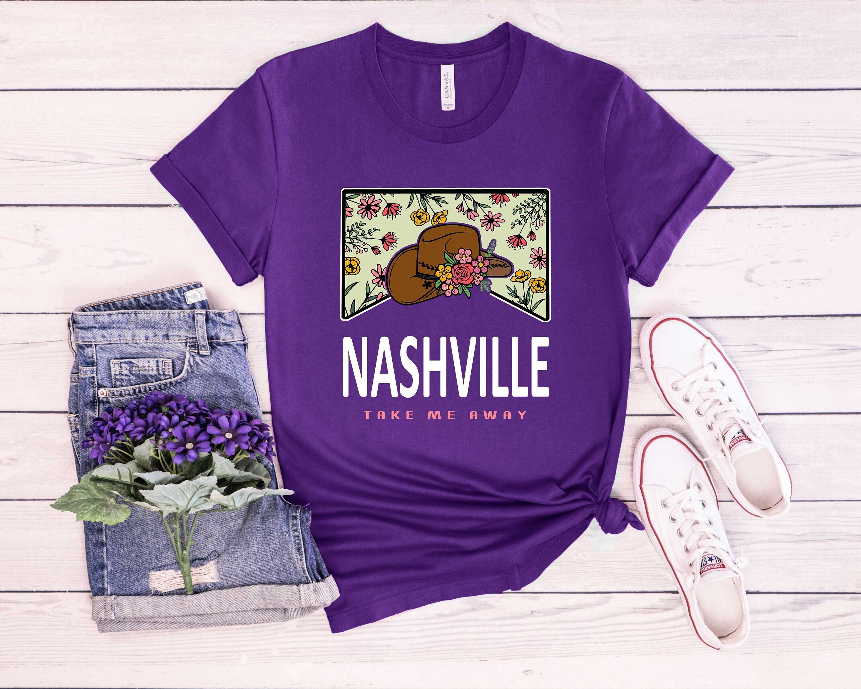 Nashville Take Me Away Shirt, Nashville Shirt, Cowgirl Bachelorette Shirt, Girls Trip Shirt, Country Girl Shirt, Desert Cowgirl