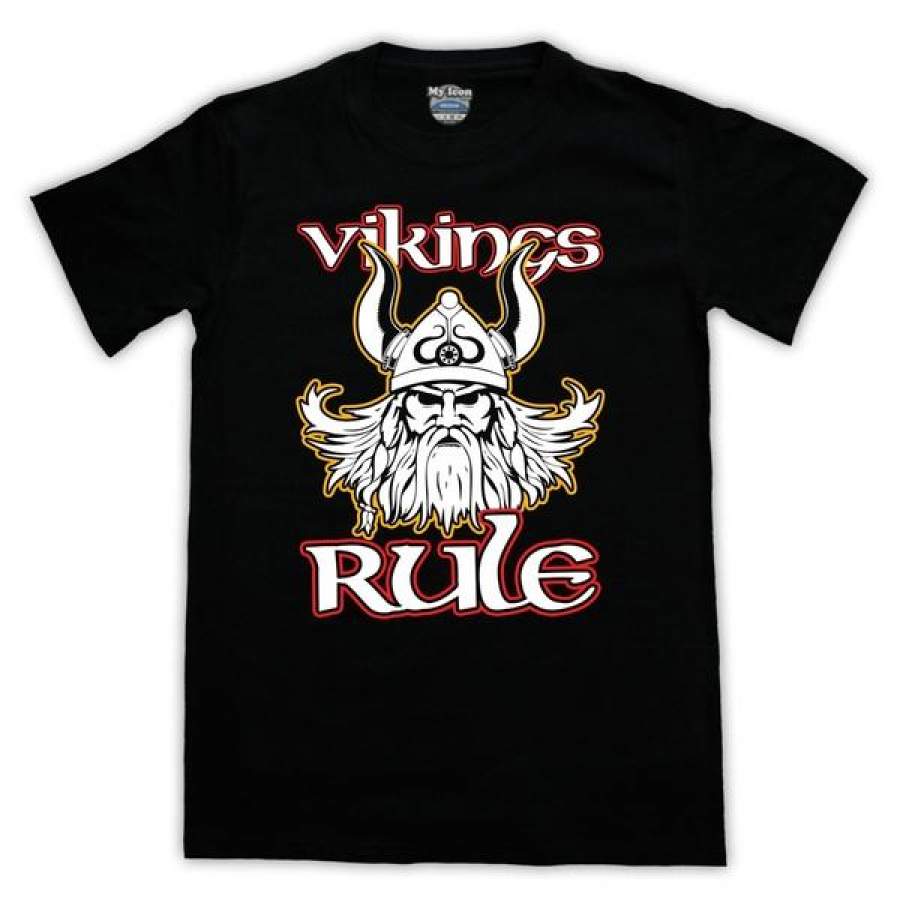 Viking Wikinger Regel Nordische Krieger Gott Thor Odin T-Shirt Alle Gr枚脽En Und