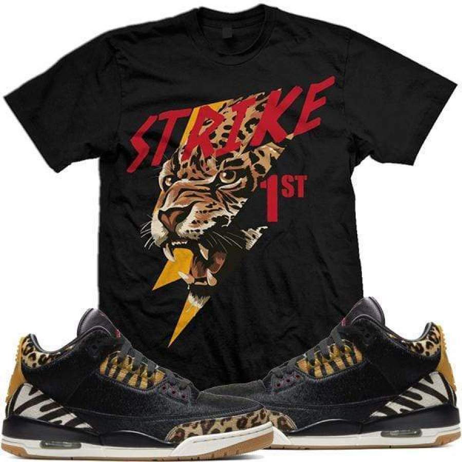 Air Jordan Retro 3 Animal Sneaker Shirt Tees to Match – STRIKE 1st