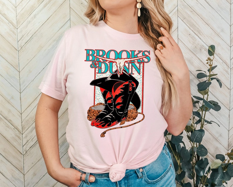 Brooks And Dunn Shirt, Country Western Shirt, Classic Country Tee, Country Band Tour Shirt