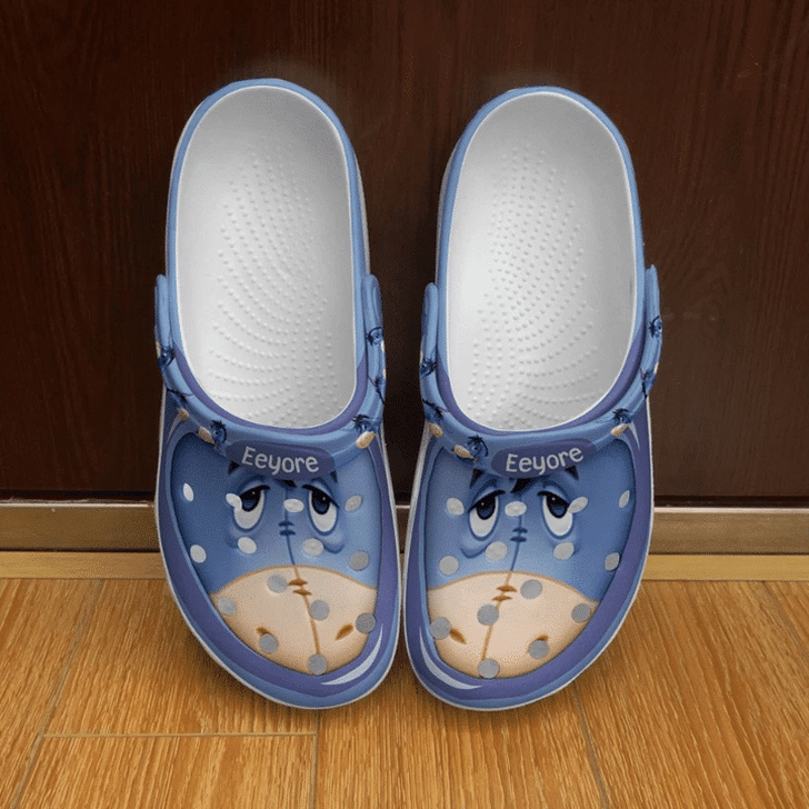 Custom Name Eeyore Winnie The Pooh Crocss Crocband Clog Comfortable Water Shoes
