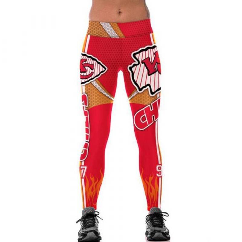 Kansas City Chiefs 3D Leggings #2