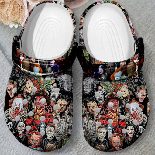Just A Girl Who Loves Horror Crocss Crocband Clog Comfortable Water Shoes