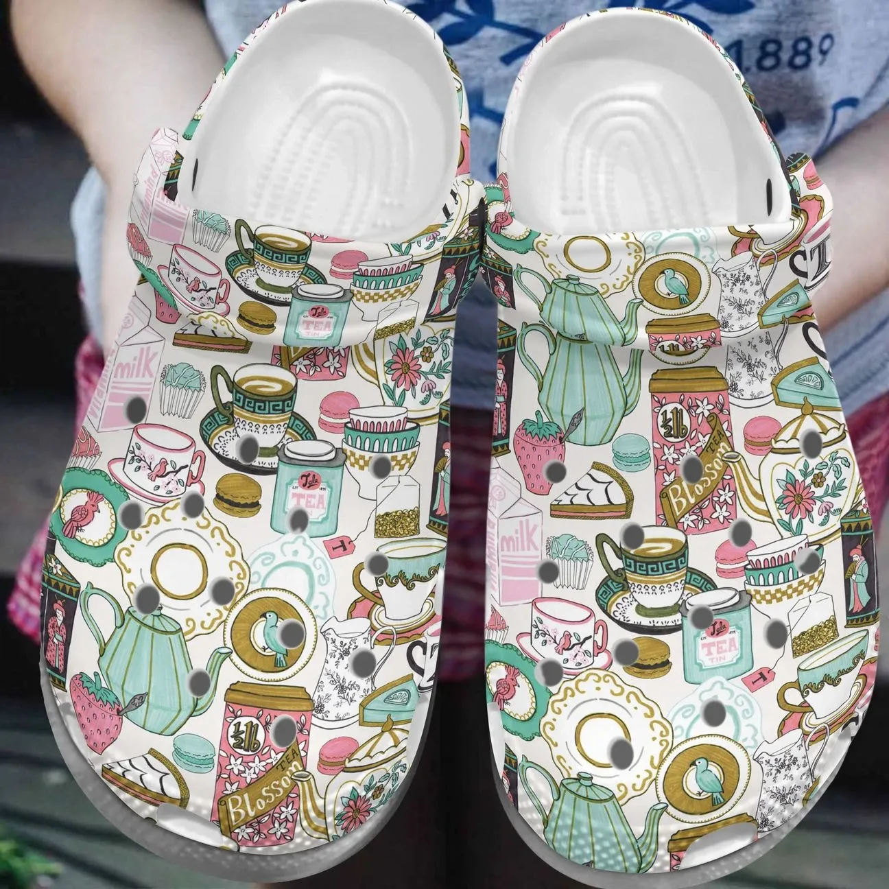 Tea Personalize Clog Custom Crocs Fa …