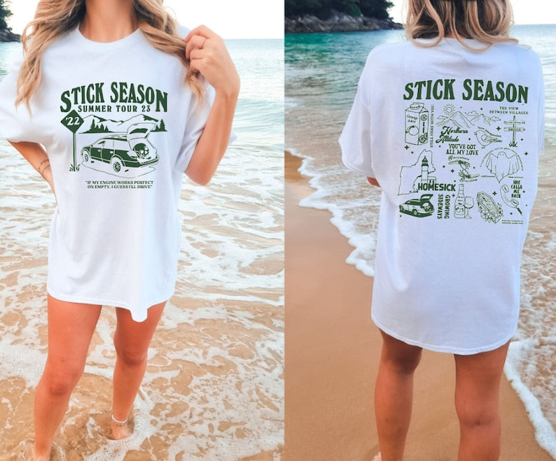 Noah Kahan Stick Season Crewneck Shirt, Stick Season Tour 2023 T-Shirt ...