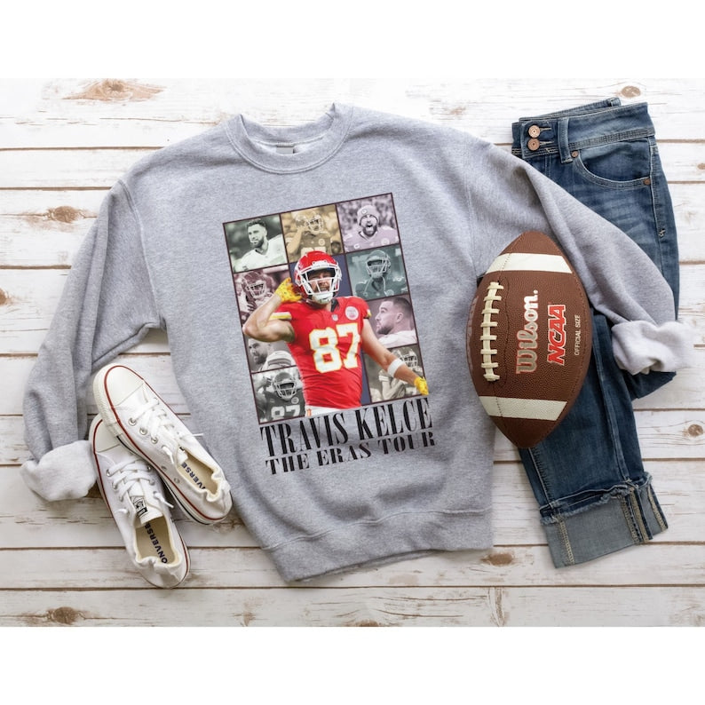 Travis Kelce Eras Tshirt & Sweatshirt Kansas City Chiefs Travis Kelce Eras Tour