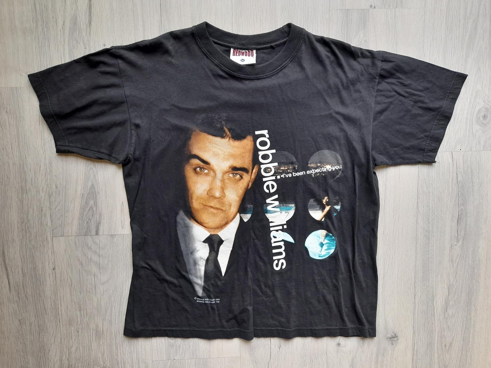 Vintage Robbie Williams T-shirt 1998 I’ve Been Expecting You World Tour Tee