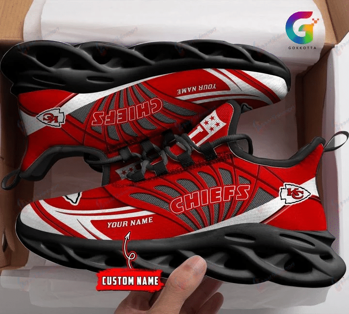 Kansas City Chiefs Yezy Running Sneakers 644