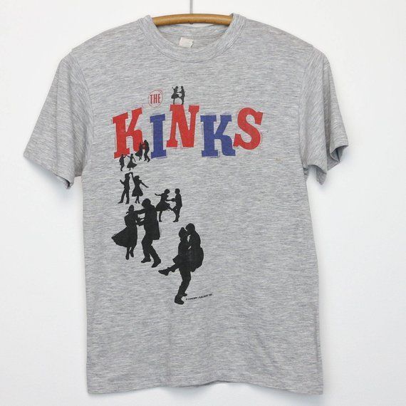 The Kinks Shirt Vintage Shirt 1982 Come Dancing December Tour Concert 1980S Jim Rodfo Shirt