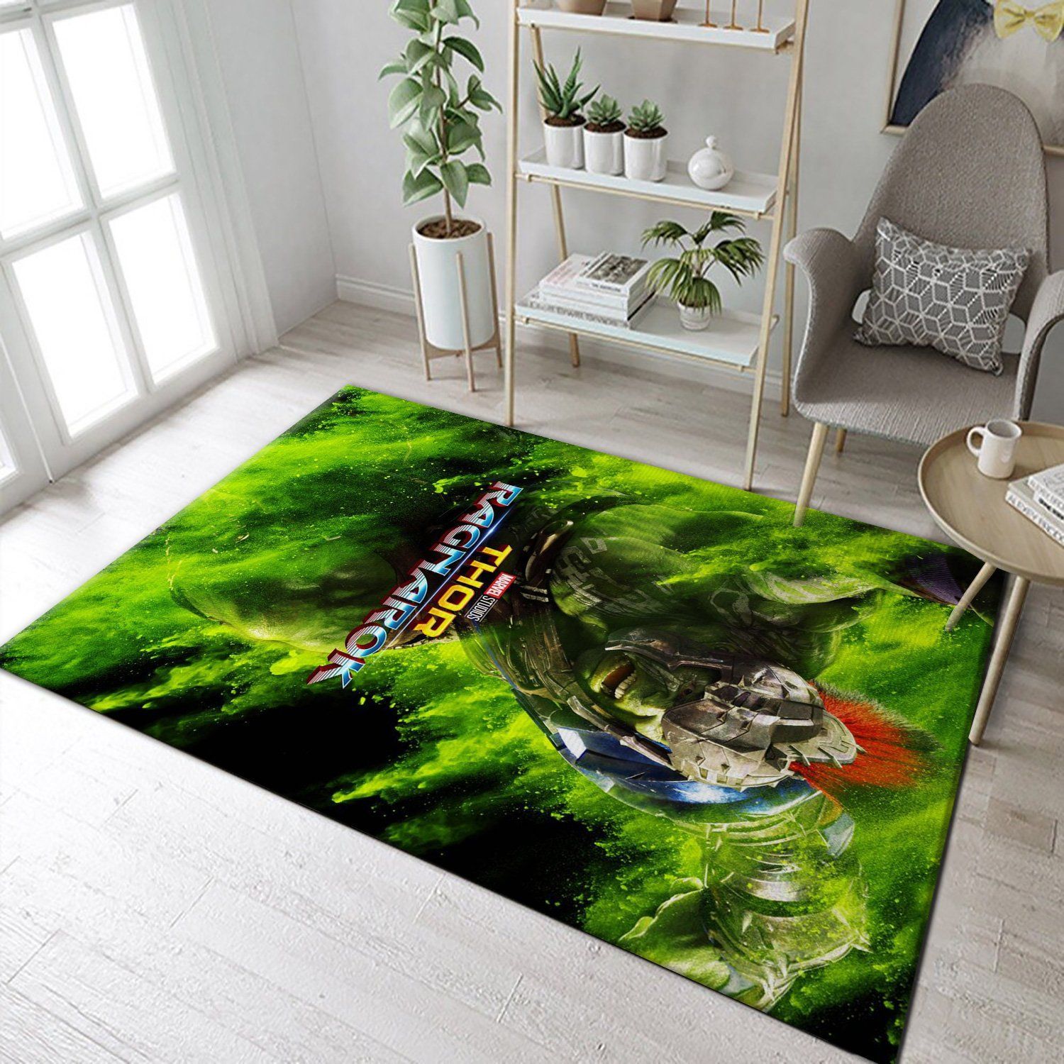 Thor Ragnarok Hulk Area Rug Carpet, Living Room Rug, US Gift Decor