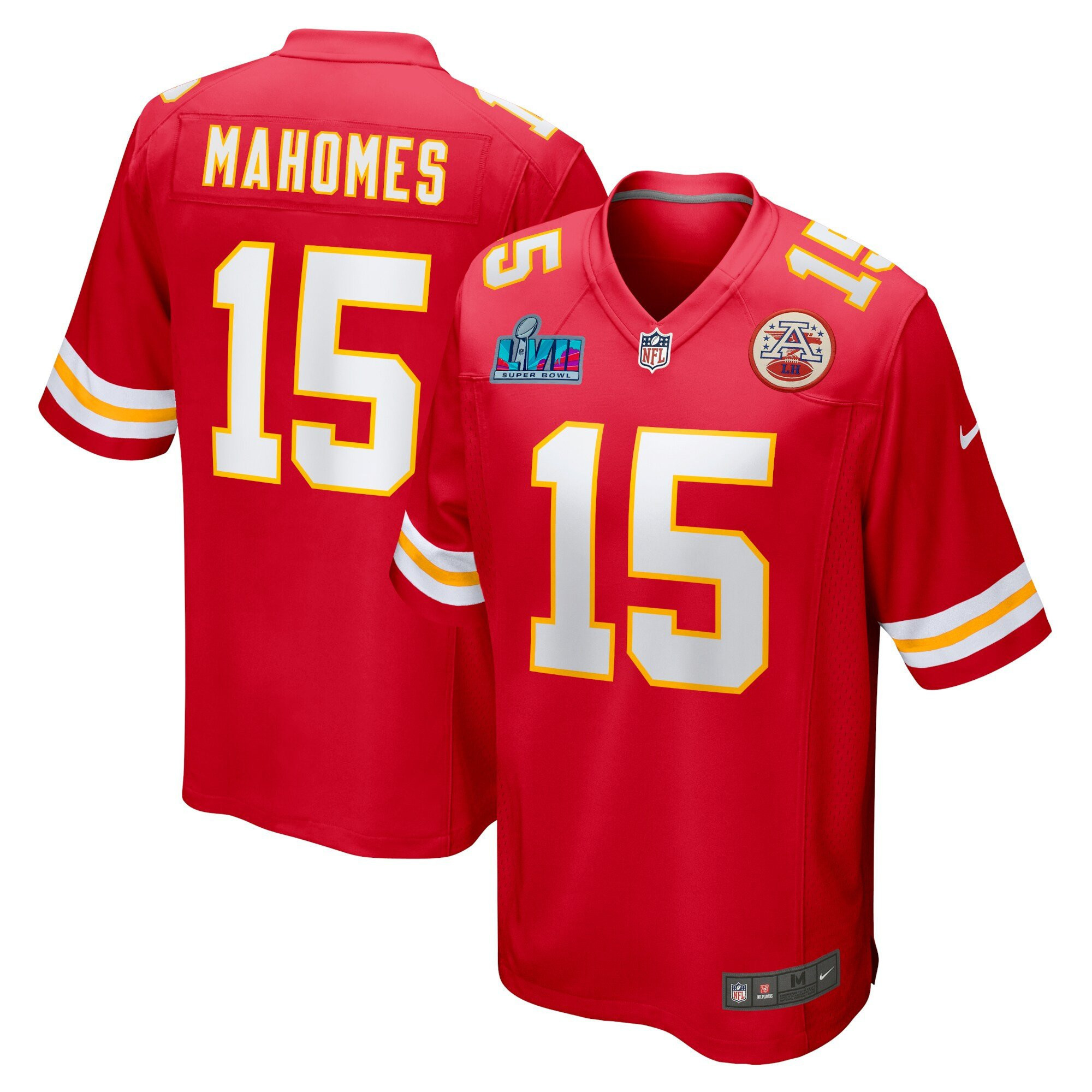 Red Kansas City Chiefs Super Bowl Lvii Game Jersey – All Stitched