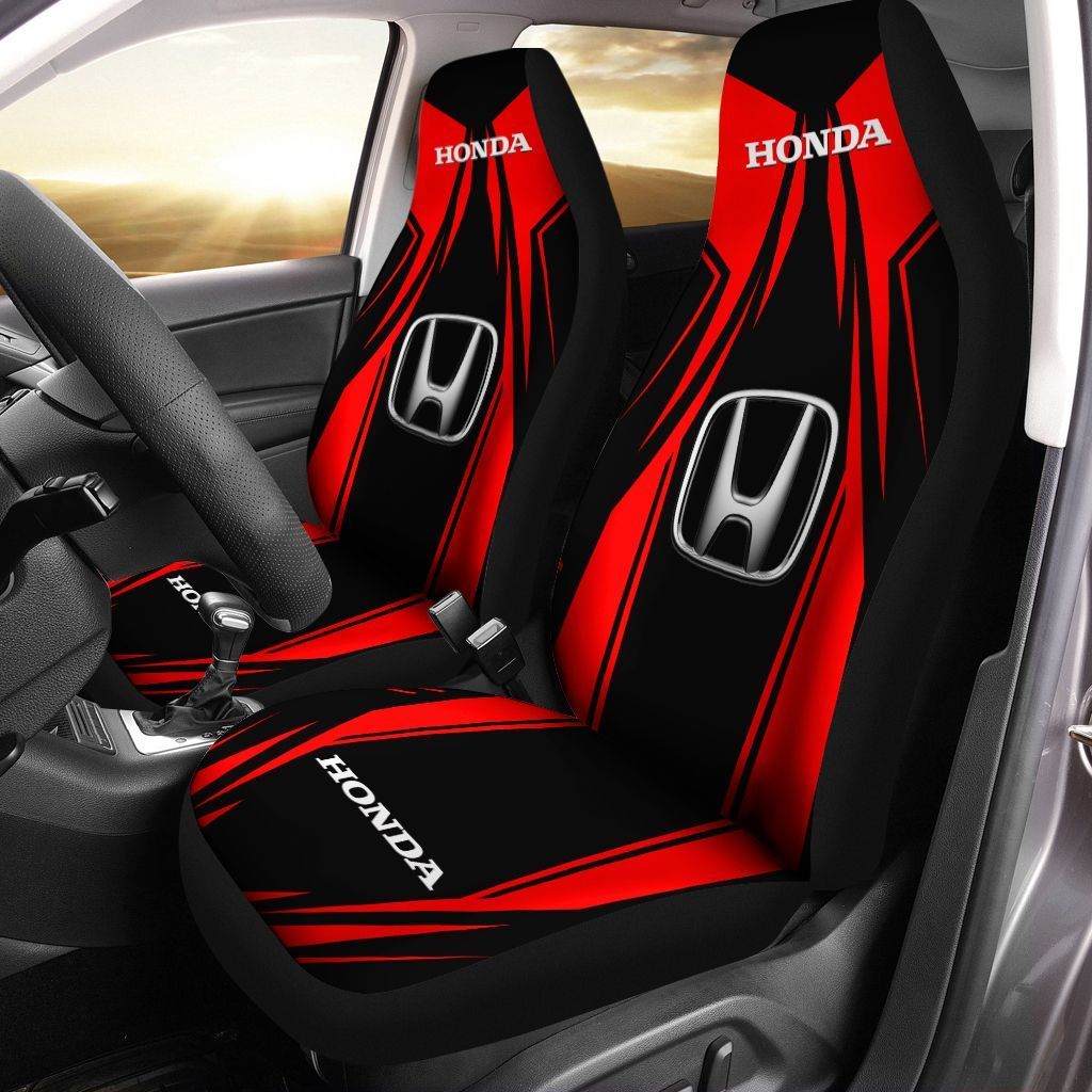 Honda Nth-Ha Car Seat Cover (Set Of 2) Ver2 (Red)