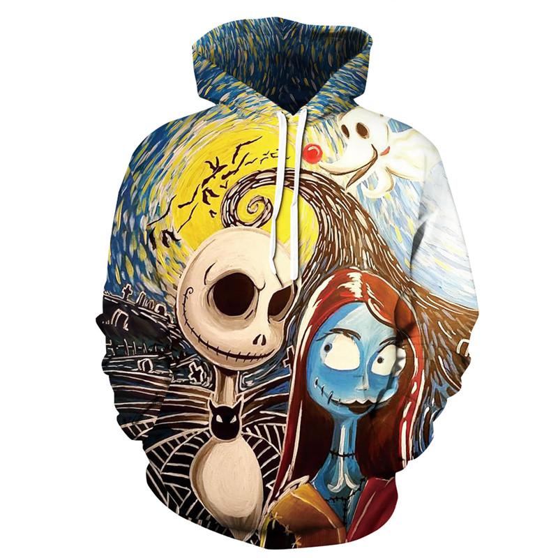 The Nightmare Before Christmas Hoodies 3D Printed Unisex Hoodies