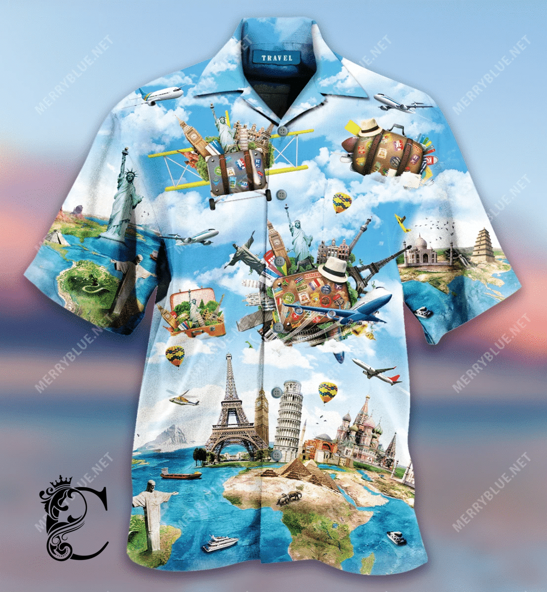 Beach Shirt Buy To Travel Is To Live Hawaiian Shirt- Chillicothemall