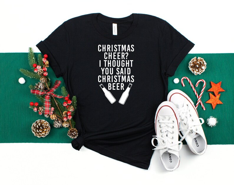 Christmas Cheer?..., Christmas Shirt, Christmas T Shirt, Merry Christmas, Drinking Christmas T-Shirt, Christmas Shirt