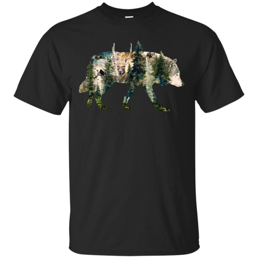 Camping – SPIRITS OF THE ANIMAL KINGDOM wolf T Shirt & Hoodie