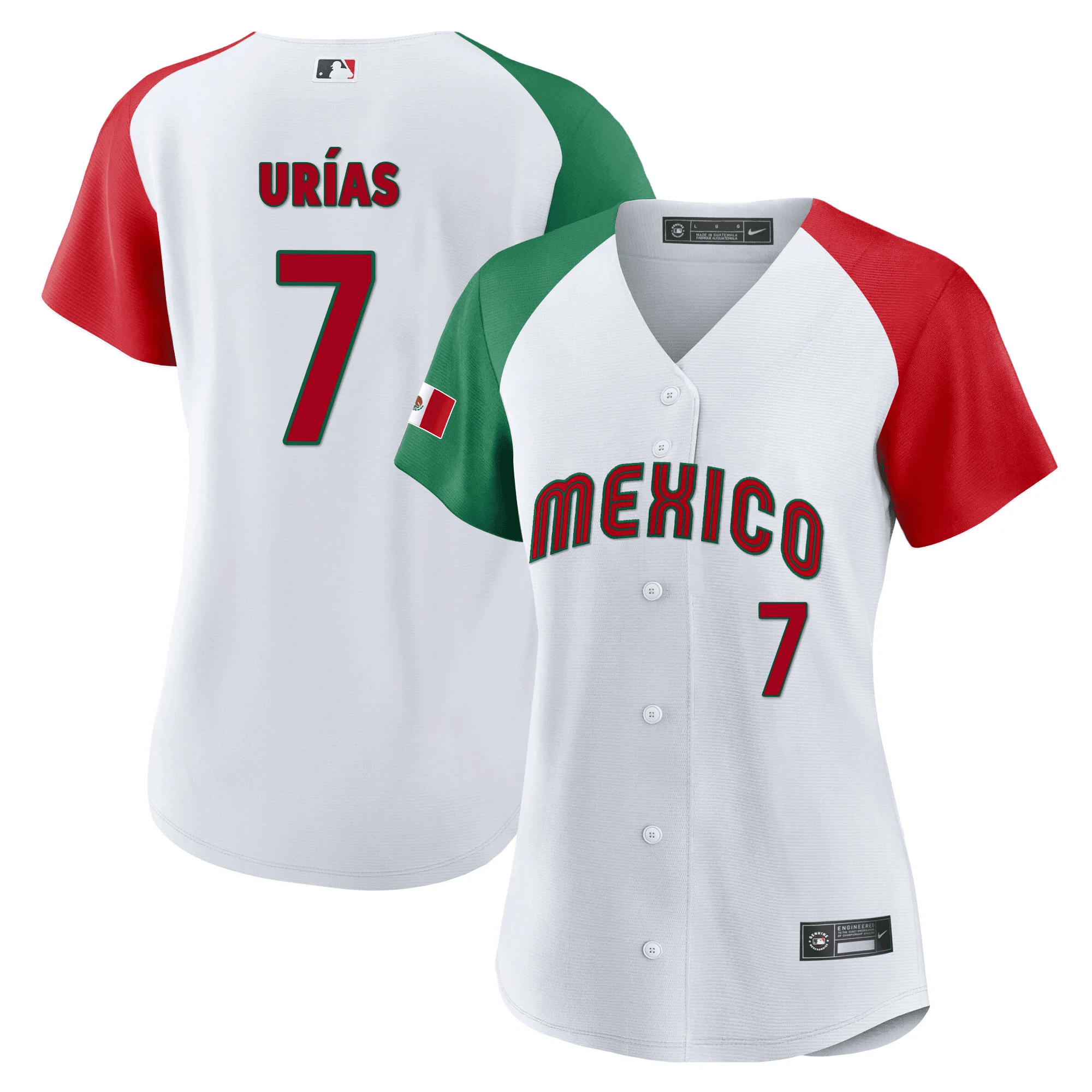 Women’S Mexico 2023 Alternate Baseball Jersey – All Stitched