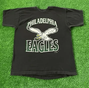 Vintage 90S Philadelphia Eagles Big Logo Kelly Green T Shirt 1993