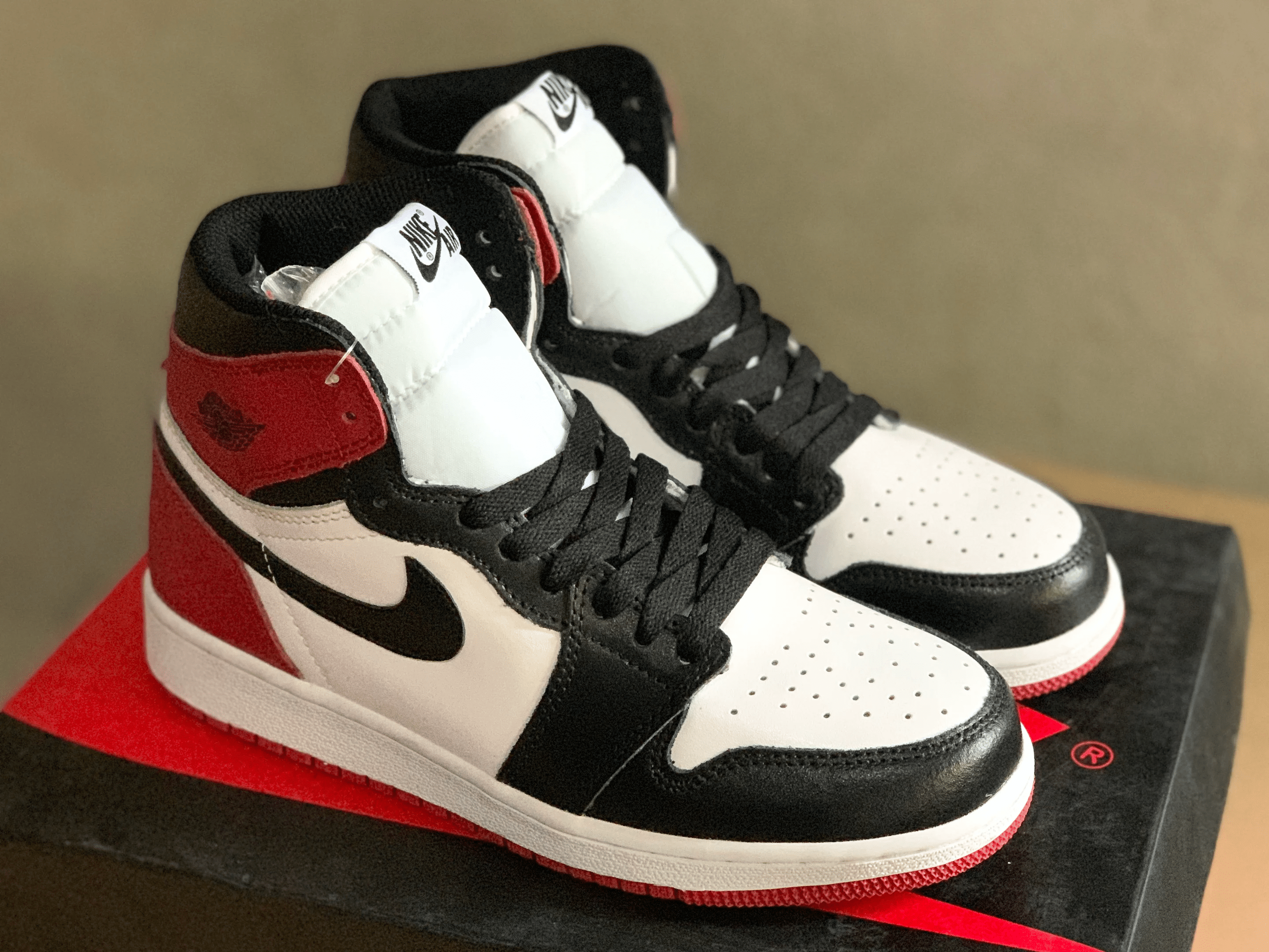 Nike JD 1 Retro High OG ‘Black Toe’ 2016 Shoes Sneakers SNK254751197