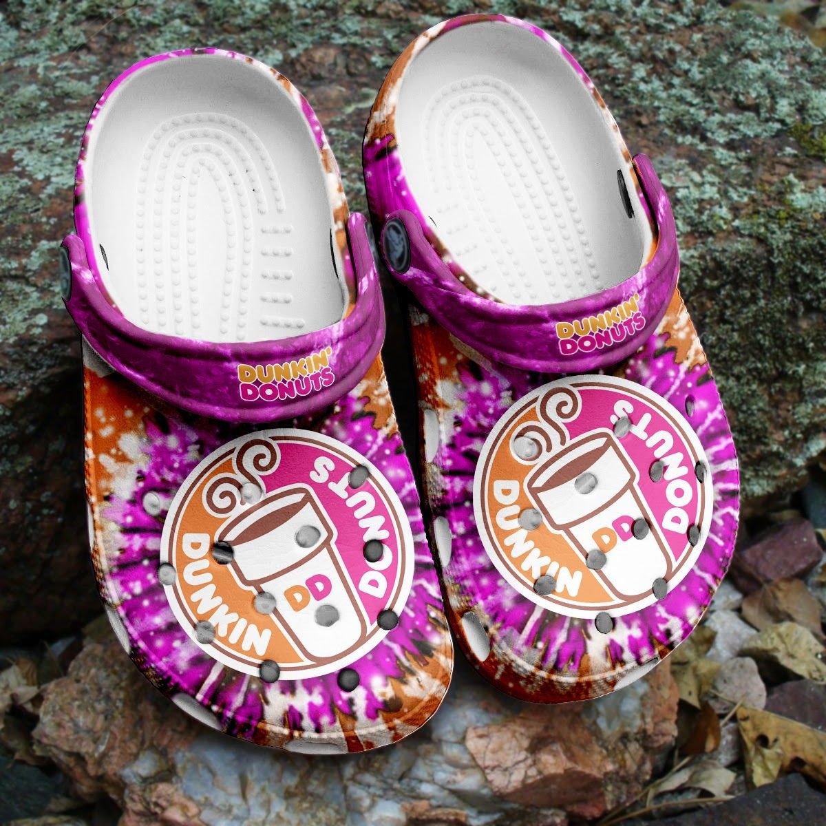 Dunkin Donuts Coffee Drink Ii Comfortable For Man And Women Classic Water 3D Crocband Clog