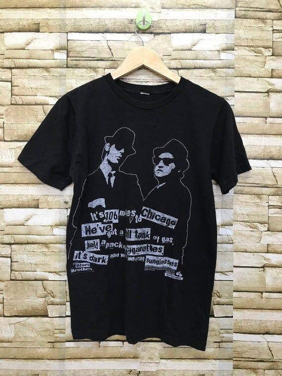 Vintage The Blue Brothers Concert Tour Band Shirt