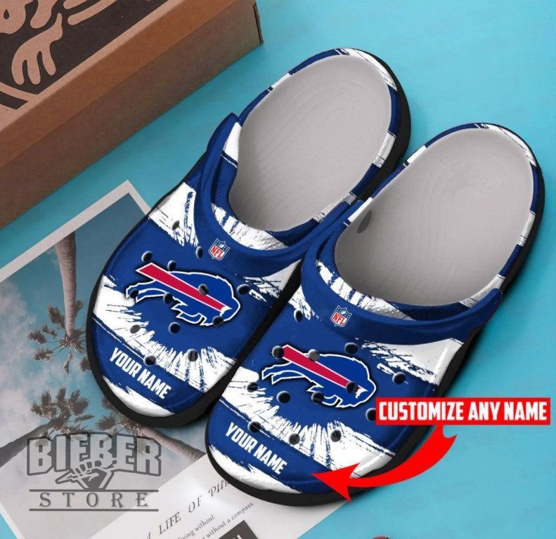 Buffalo Bills Personalized Crocs Clog Shoes