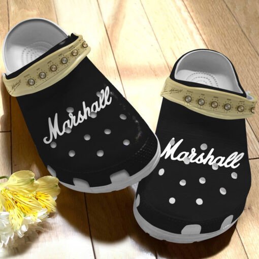Marshall Amply Black Theme Crocss Crocband Clog Comfortable Water Shoes
