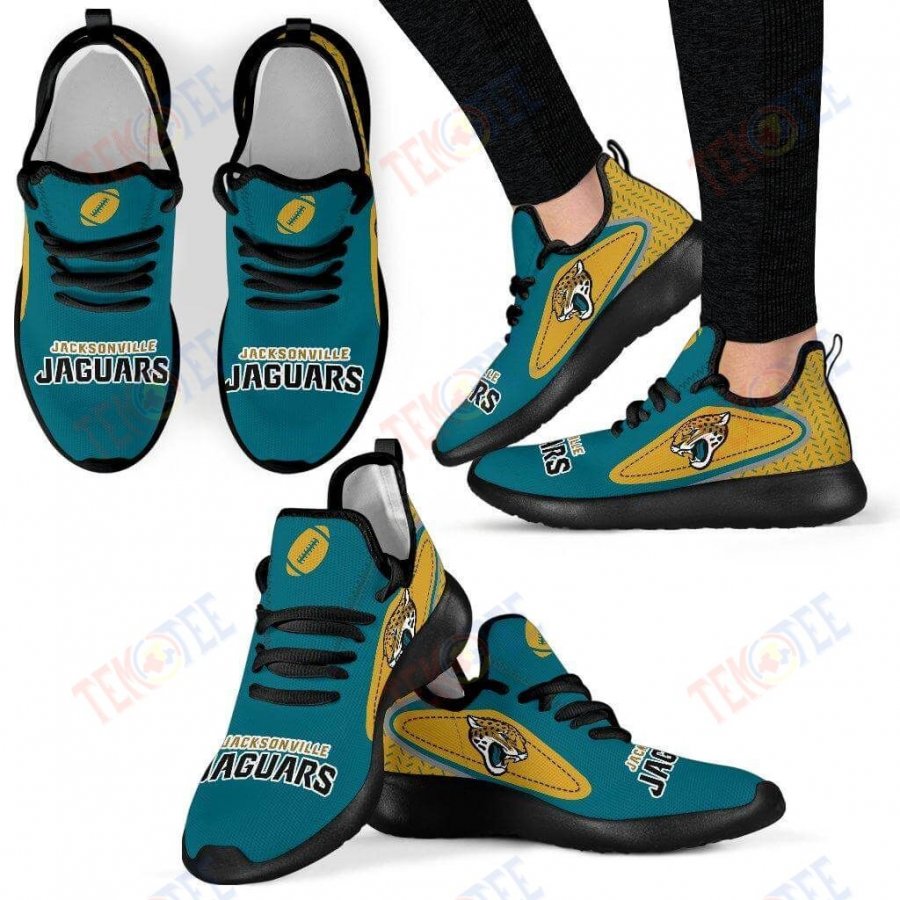 Mens Womens Jacksonville Jaguars Sneakers Legend React Mesh Knit Sneaker Running Shoes For Men Women TDT542