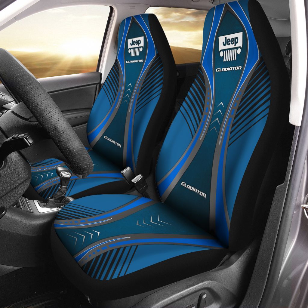 Jeep Gladiator Lph-Ht Car Seat Cover (Set Of 2) Ver3 (Blue)