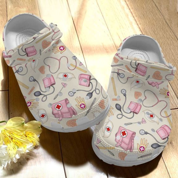 Medical Equipment Lovely Nurse Clogs Crocs Shoes Gift For Sister ...