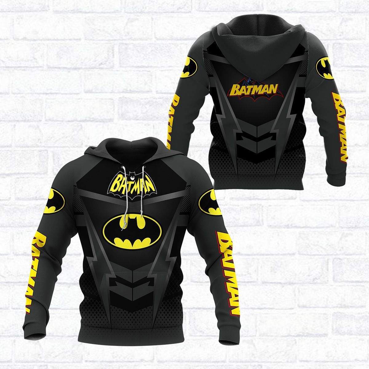 3D All Over Printed Batman Lph-Hl Shirts Ver1 (Black)