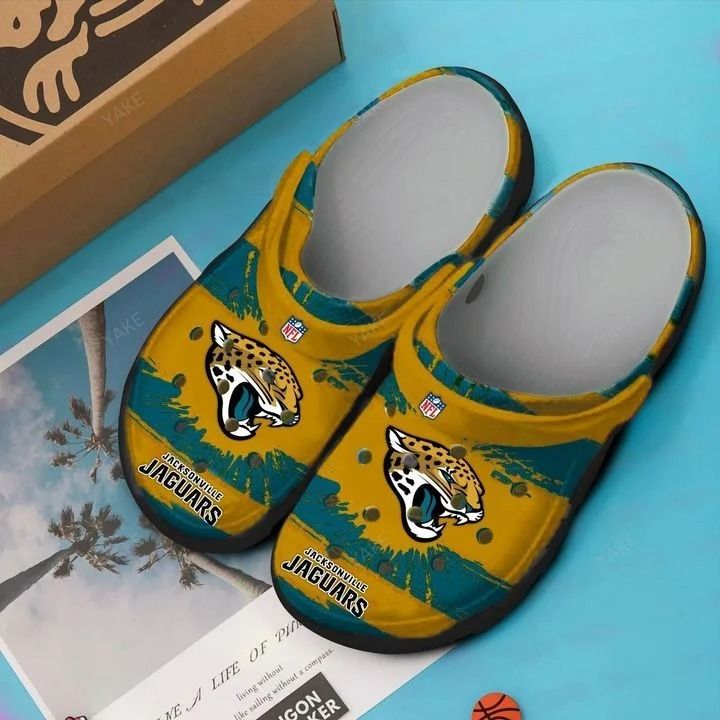 Jacksonville Jaguars Crocs Crocband Clog Comfortable For Mens Womens Classic Clog Water Shoes Clog Saleoff 190920