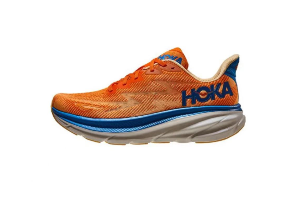 Hoka One One Clifton 9 Vibrant Orange Impala Shoes Sneakers ...