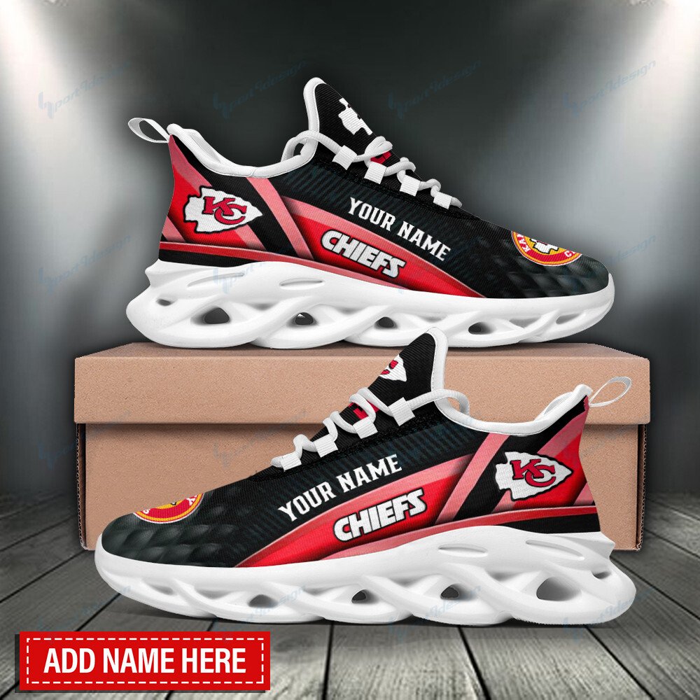 Kansas City Chiefs Personalized Yezy Running Sneakers Bb705