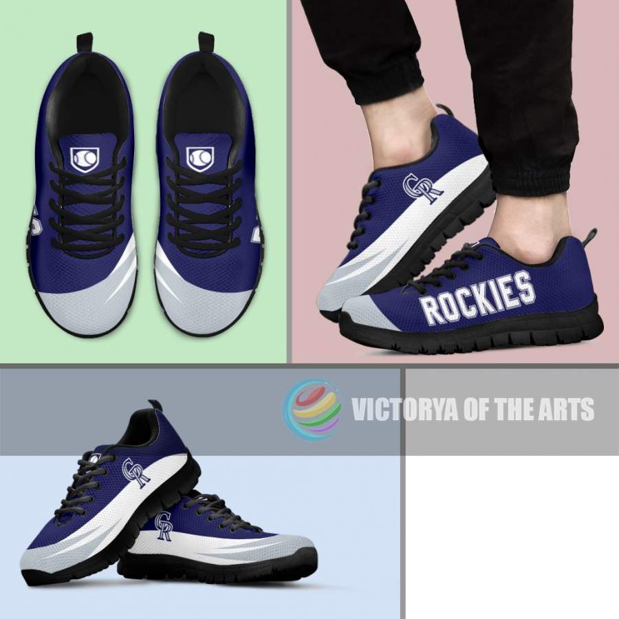 Awesome Gift Logo Colorado Rockies Sneakers