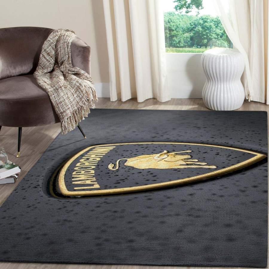 Lamborghini Logo SuperCars Area Rugs Living Room Carpet FN131205 Local Brands Floor Decor The US Decor