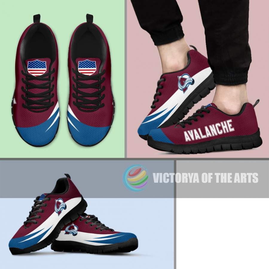 Awesome Gift Logo Colorado Avalanche Sneakers