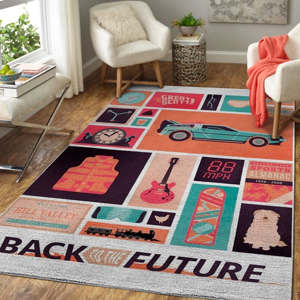 Back to the Future Area Rug Movie OF …